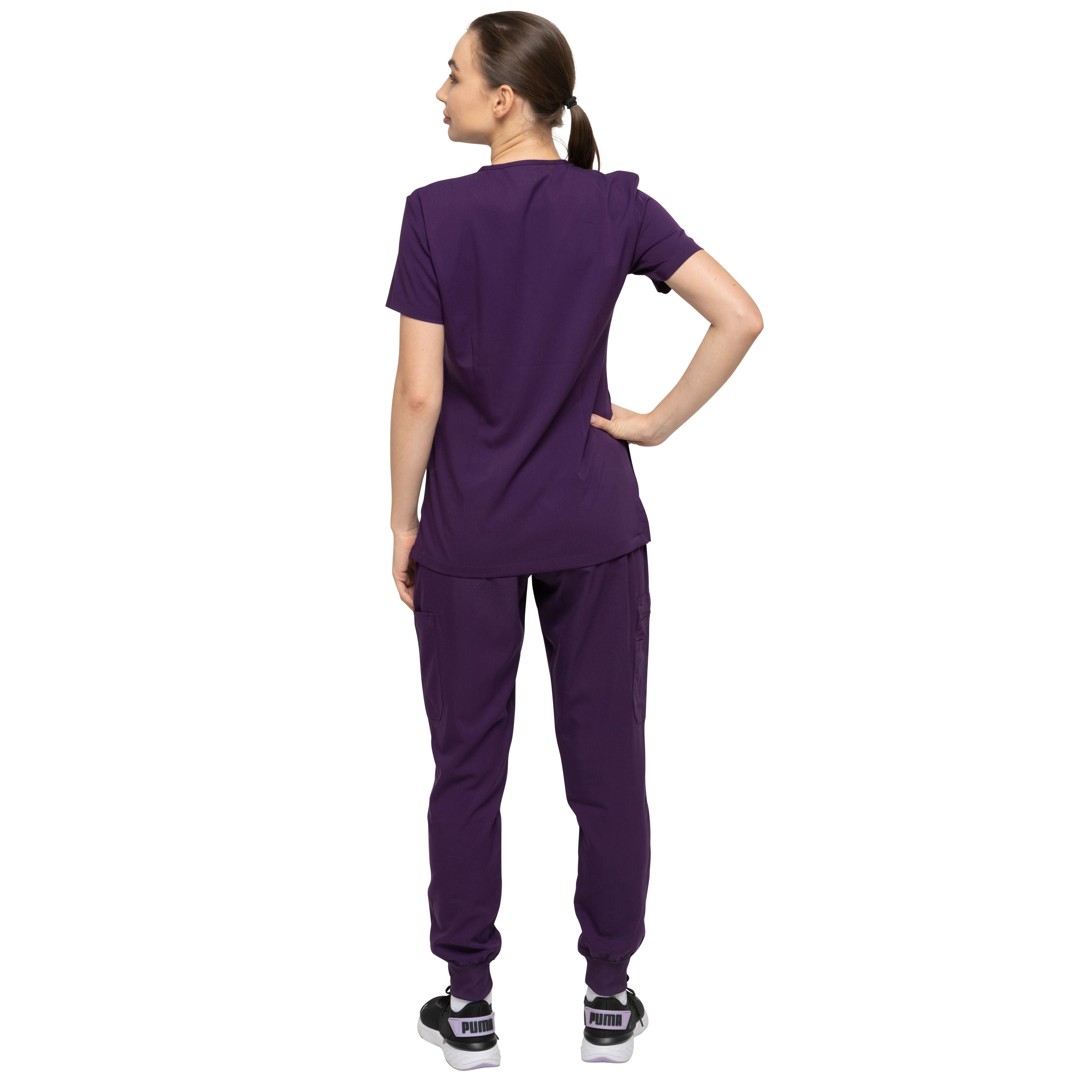 FlexPro Scrub Pants - Eggplant