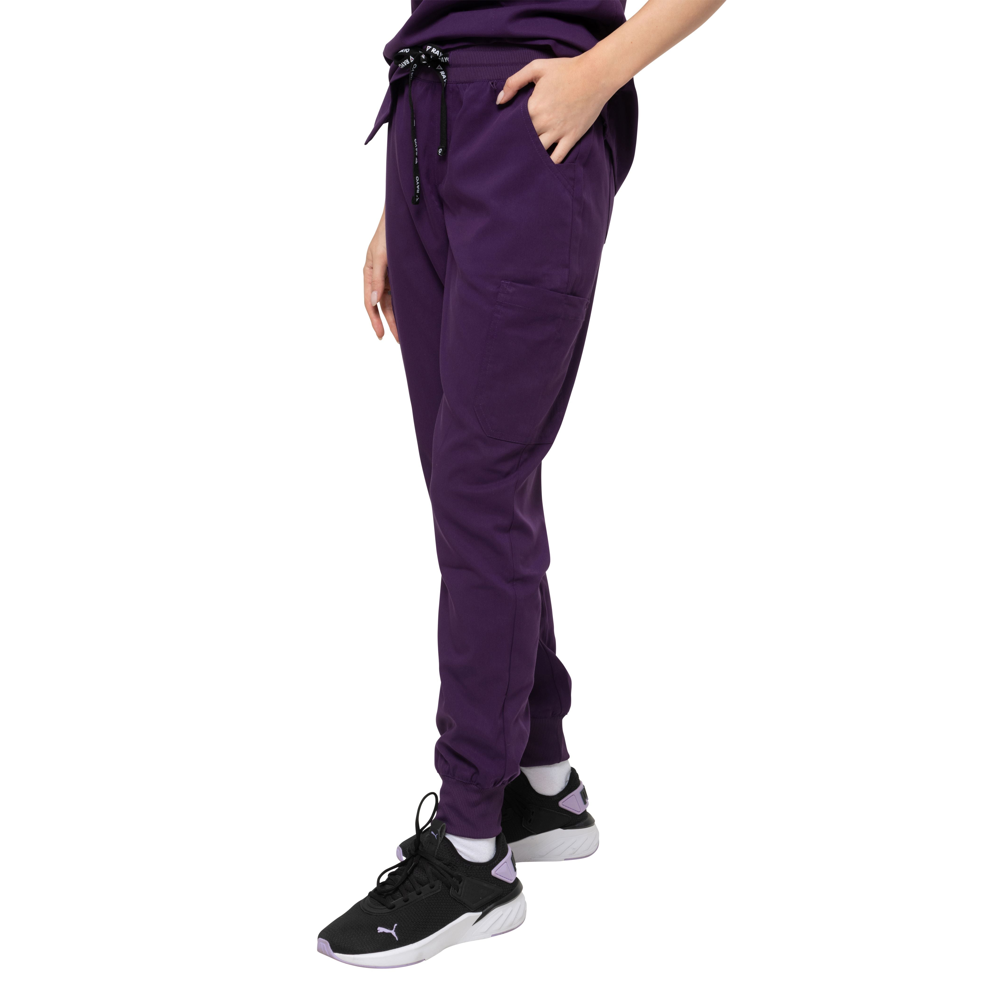 FlexPro Scrub Pants - Eggplant