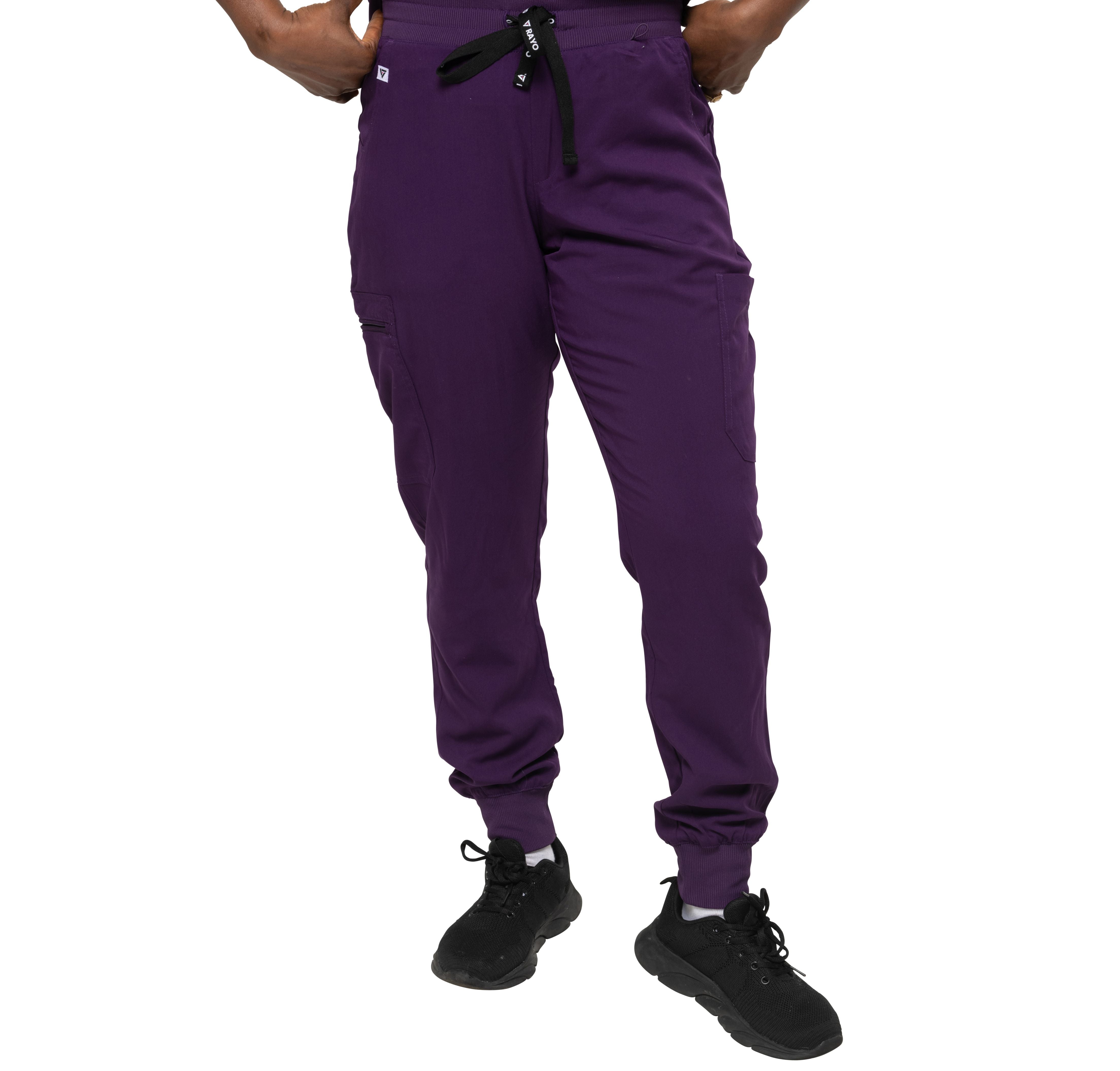 FlexPro Scrub Pants - Eggplant